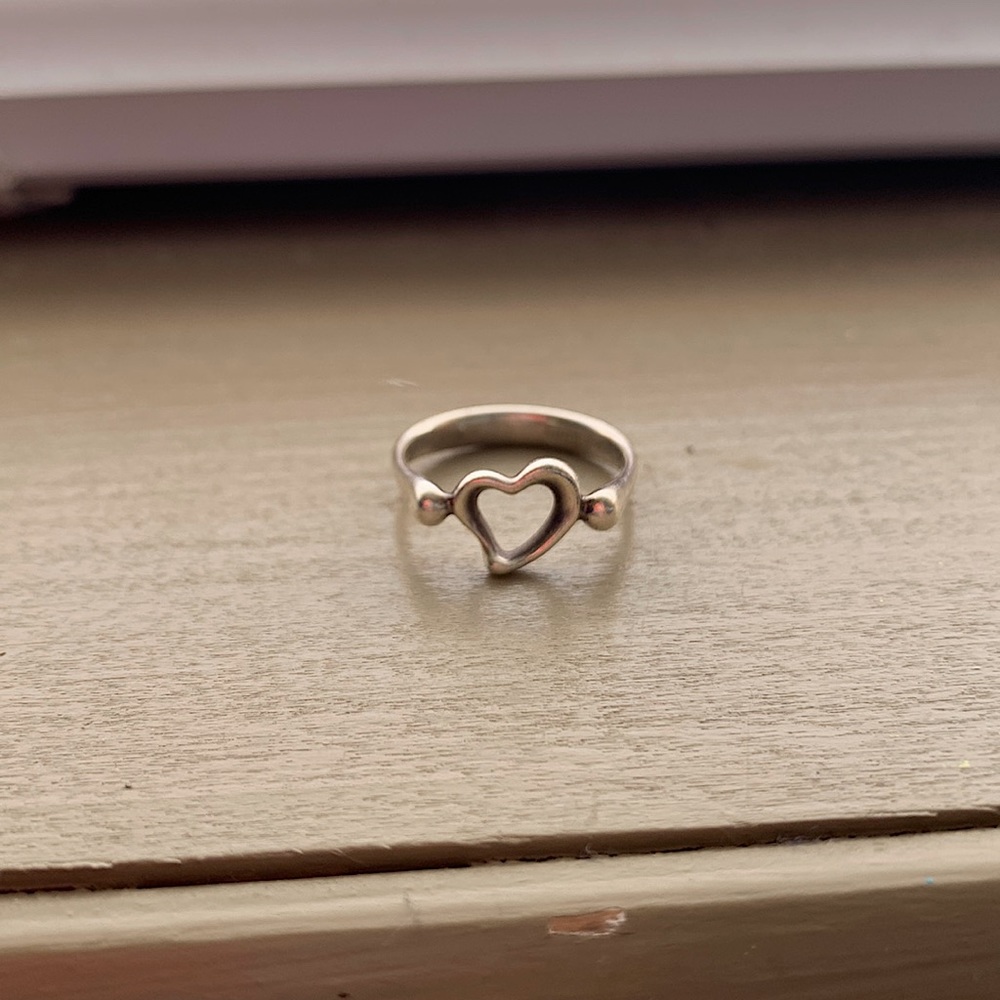 Tiffany and Co heart shaped ring. Was worn for about a year